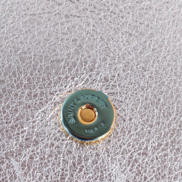 Saint Laurent Silver Leather Kate Tassel Crossbody Bag - Picture 10 of 13